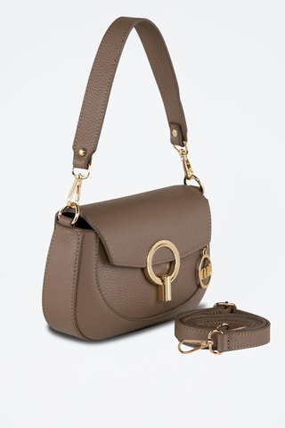 Sac à main en cuir Ceresio - Taupe