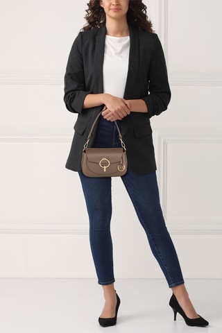 Sac à main en cuir Ceresio - Taupe