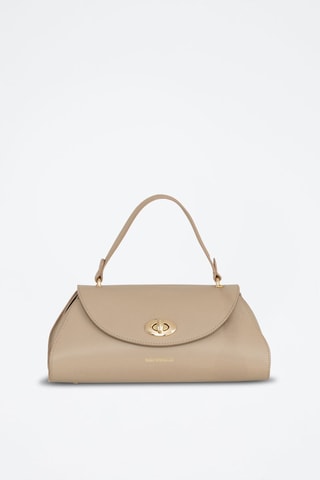 Sac à main en cuir Bardelli - Taupe