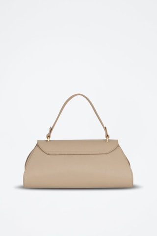 Sac à main en cuir Bardelli - Taupe