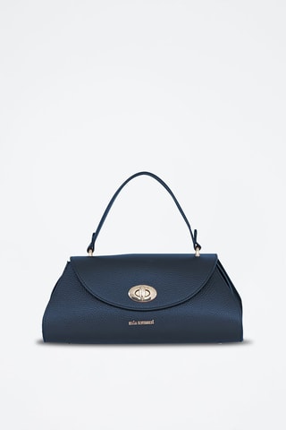 Sac à main en cuir Bardelli - Bleu marine