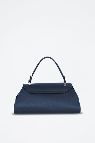 Sac à main en cuir Bardelli - Bleu marine
