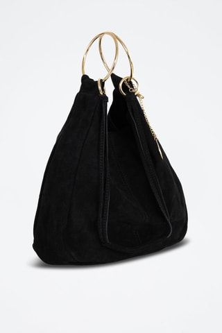 Sac à main en nubuck Tarabella - Noir