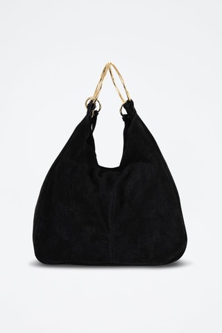Sac à main en nubuck Tarabella - Noir