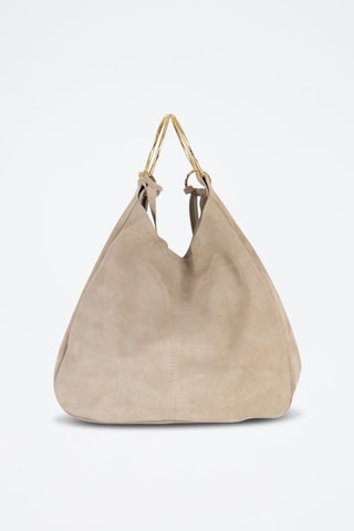 Sac à main en nubuck Tarabella - Taupe