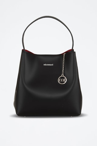 Sac à main en cuir Trilussa - Noir