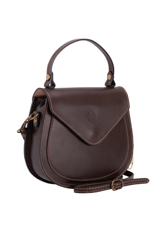 Sac à main en cuir Contarini - Marron