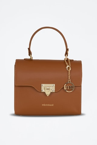 Sac à main en cuir Cignoli - Marron