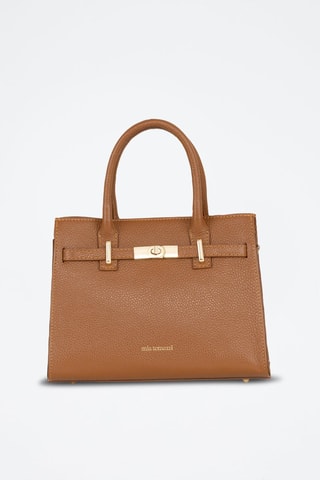 Sac à main en cuir Ventimiglia - Marron