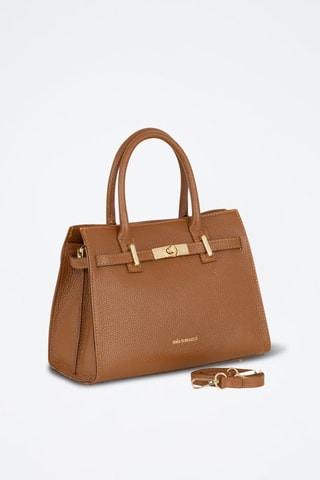 Sac à main en cuir Ventimiglia - Marron