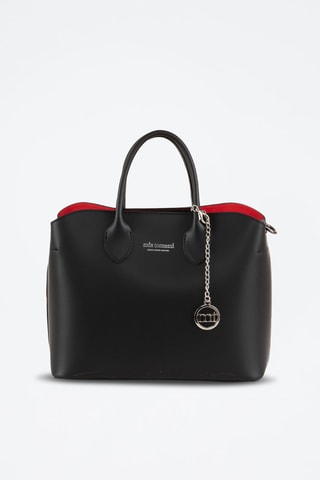 Sac à main en cuir Aspromonte - Noir