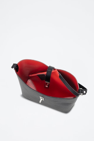 Sac seau en cuir Cannobio - Noir