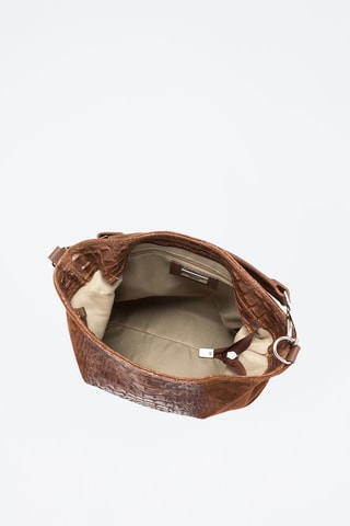 Cabas en cuir Rozzano - Marron