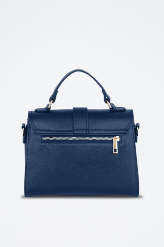 Sac à main en cuir Diomede - Bleu marine