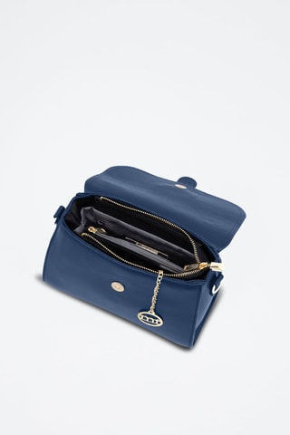 Sac à main en cuir Diomede - Bleu marine