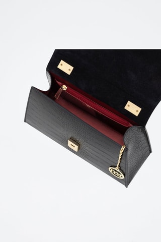 Sac à main en cuir Giacomo - Noir