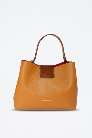 Sac à main en cuir Fusetti - Beige