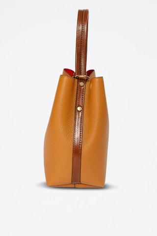 Sac à main en cuir Fusetti - Beige