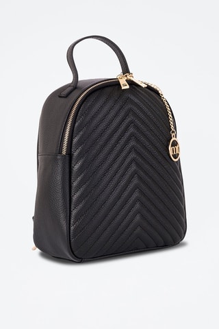 Sac à dos en cuir Ariberto - Noir