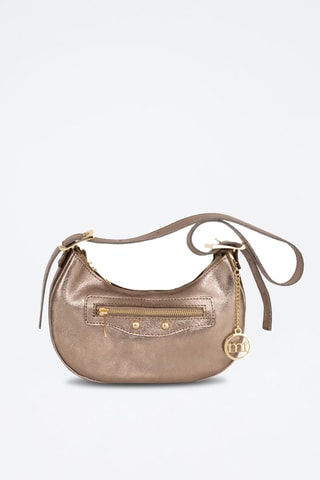 Sac porté épaule en cuir Beroldo - 
Bronze