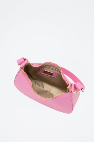 Sac porté épaule en cuir Farnese - Noir