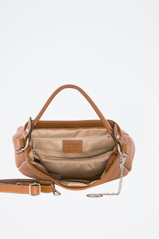 Sac porté épaule en cuir Molise - Camel