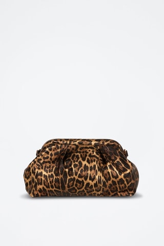 Sac bandoulière en cuir - Noir et marron