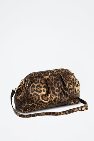 Sac bandoulière en cuir - Doré