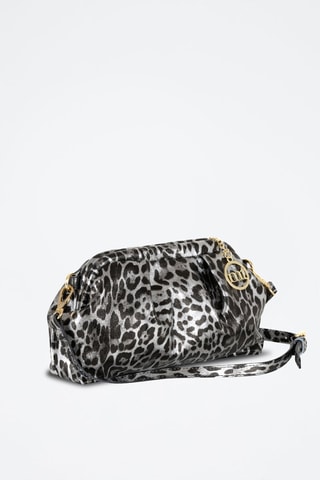 Sac bandoulière en cuir - Argenté