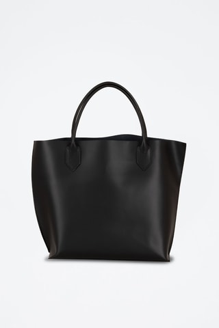 Sac porté épaule en cuir Cevedale - Noir