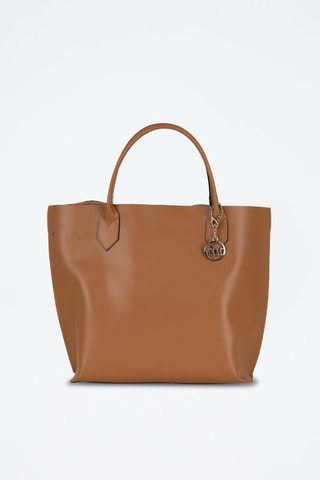 Sac porté épaule en cuir Cevedale
 - Cognac