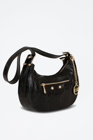 Sac porté épaule en cuir Erodoto - Noir