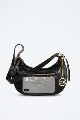 Sac porté épaule en cuir Erodoto - Noir