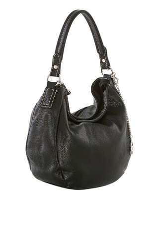 Sac porté épaile en cuir Molise - Noir