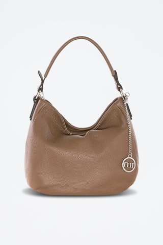 Sac porté épaile en cuir Molise - Marron