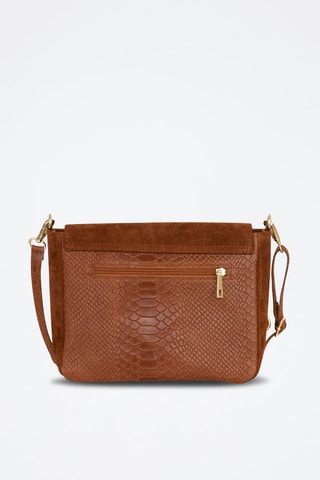 Sac bandoulière en cuir Dergano - Marron