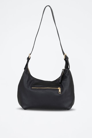 Sac porté épaule en cuir Ermanno - Noir