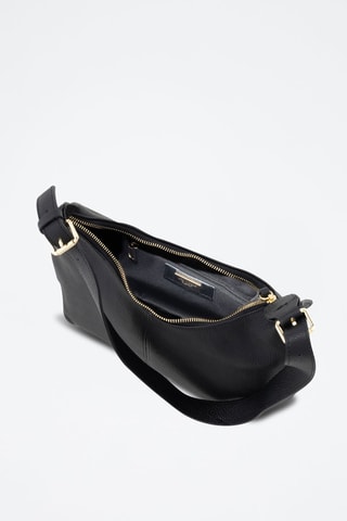 Sac porté épaule en cuir Ermanno - Noir