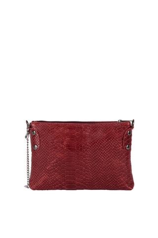 Sac bandoulière en cuir Navigli - Rouge