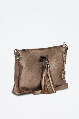 Sac bandoulière en cuir Navigli - Doré