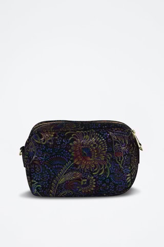 Sac bandoulière en cuir Zamagna - Noir