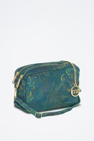 Sac bandoulière en cuir Zamagna - Vert