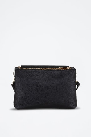 Sac bandoulière en cuir Fonzaso - Noir