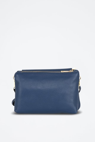 Sac bandoulière en cuir Fonzaso - Bleu