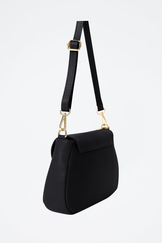 Sac bandoulière en cuir Evaristo - Noir