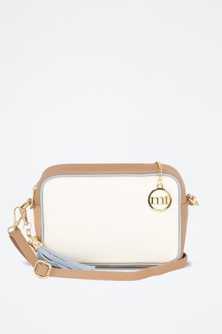 Sac bandoulière en cuir Venosta - Beige