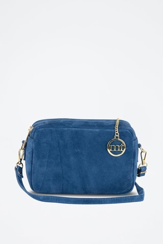 Sac bandoulière en nubuck Vittadini - Bleu
