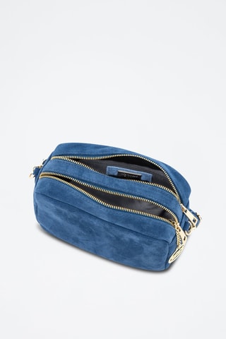Sac bandoulière en nubuck Vittadini - Bleu