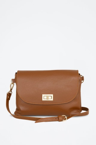 Sac bandoulière en cuir Masaniello - Marron