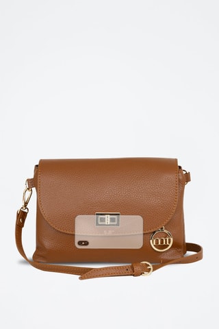 Sac bandoulière en cuir Masaniello - Marron